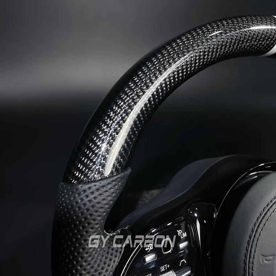 Carbon Fiber Steering Wheel For Mercedes Benz W204 W205 W166 W212 W220 W221 W222 C117 C43 C63 Old Upgrade New