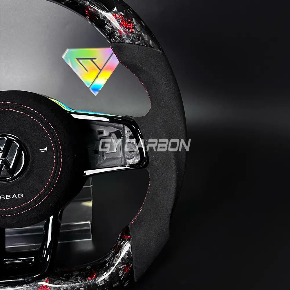 Custom LED Steering Wheel For VW Golf R MK7 Mk7.5 GTI GTD