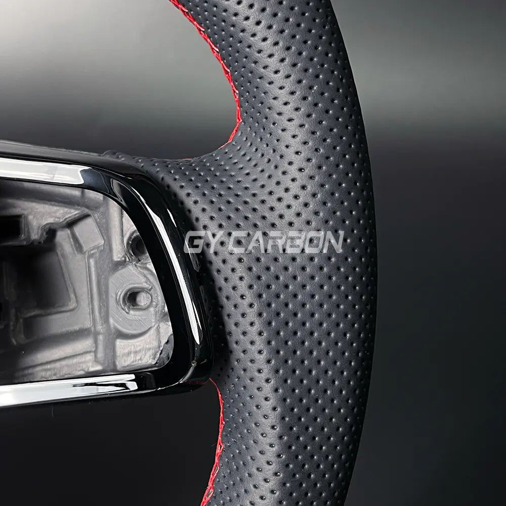 LED Steering Wheel For VW Golf 7 MK7 Mk7.5 GTI GTD 2014-2017 Carbon Fiber