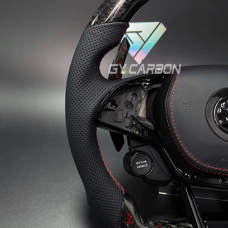 Custom Forged Carbon Fiber Steering Wheel For Skoda VRS