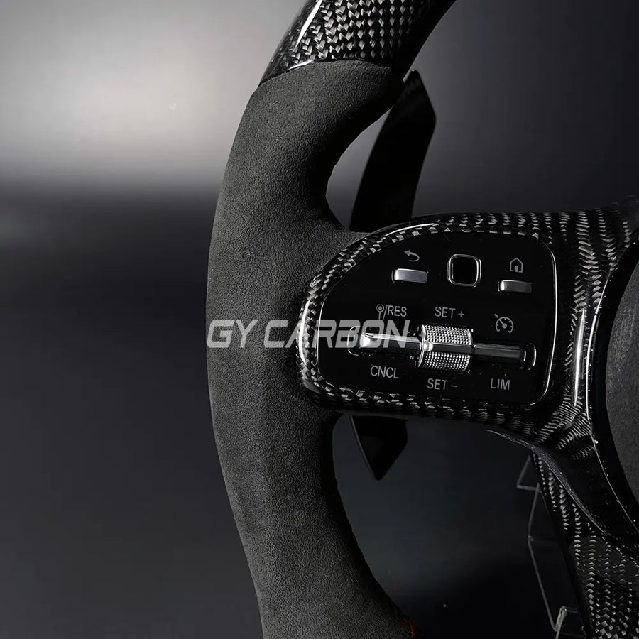 Carbon Fiber LED Steering Wheel For Mercedes Benz G Class C180 W204 W205 W166 W212 W220 W221 W222 C117 C43 C63