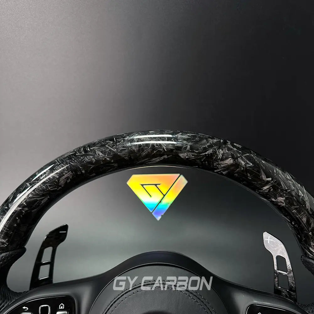 Forged Carbon Fiber Steering Wheel For Mercedes-Benz AMG C63 E63 A/C/E-Class W212 W205 W204 W213