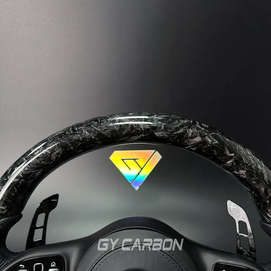 Forged Carbon Fiber Steering Wheel For Mercedes-Benz AMG C63 E63 A/C/E-Class W212 W205 W204 W213