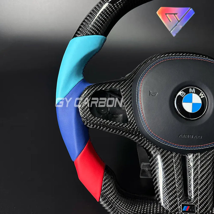 M-Color Leather LED Steering Wheel For BMW G Series