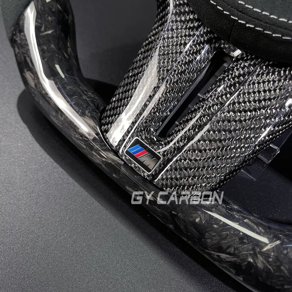 Forged Carbon Fiber Steering Wheel For BMW G30 G32 G38 G05 G20 G90 G80 G09 upgrade