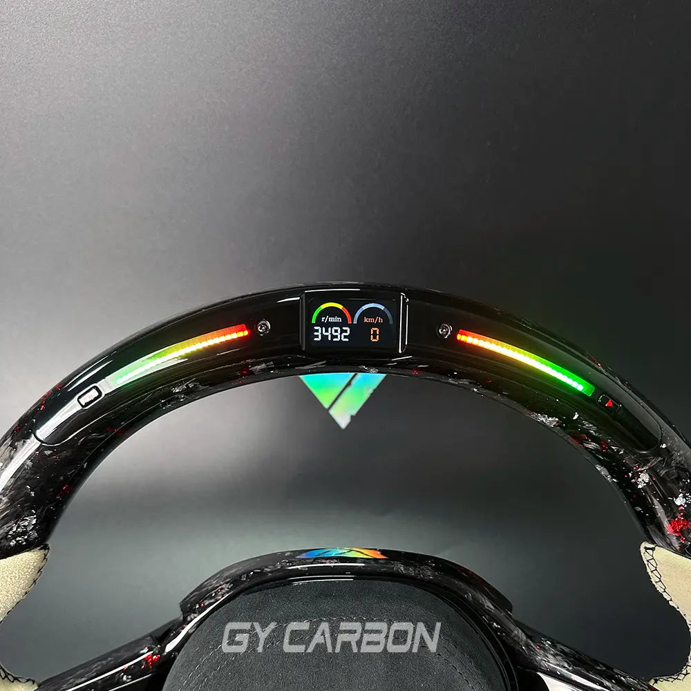 Forged Carbon Fiber LED Steering Wheel For BMW G Series Upgrade CS
