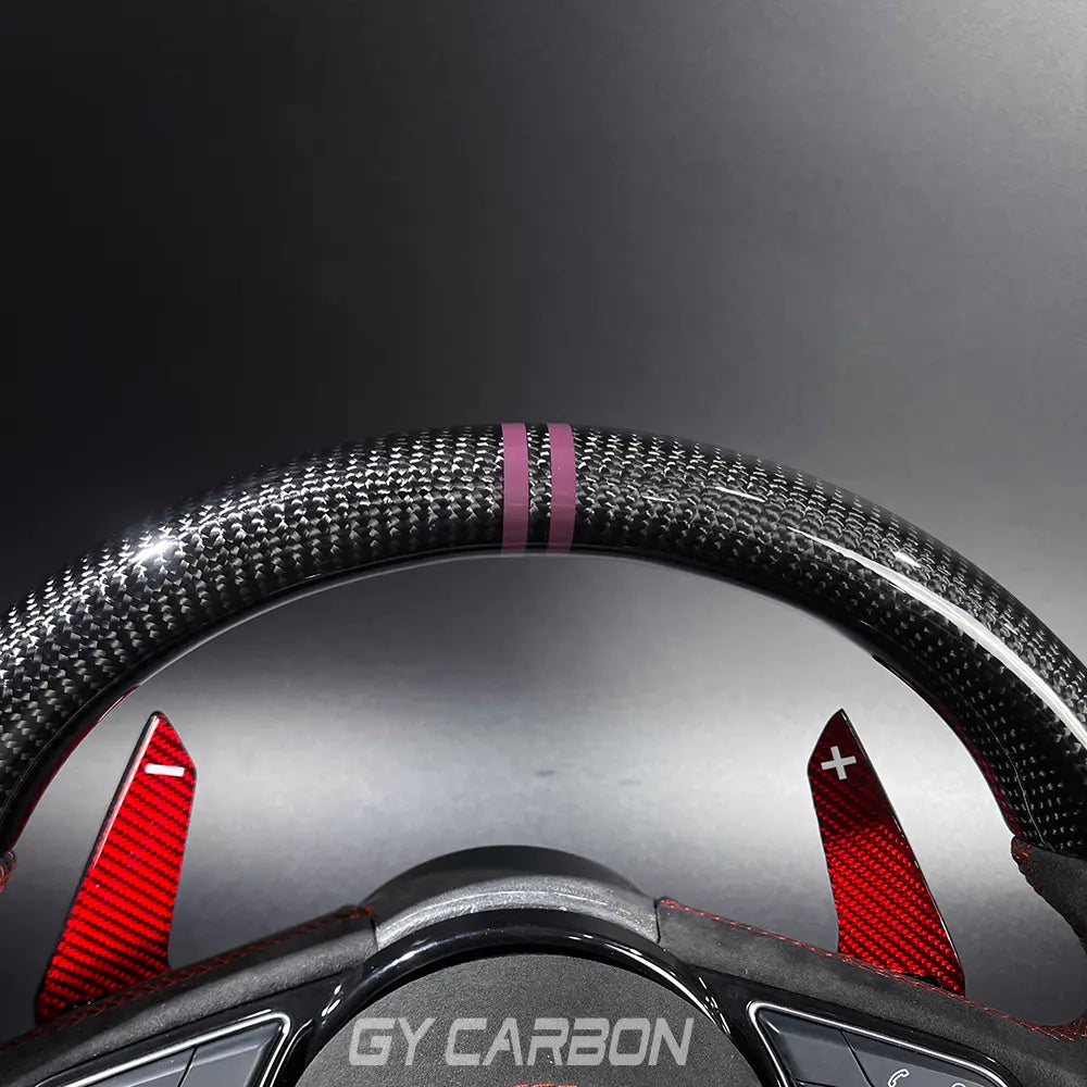 Carbon Fiber Steering Wheel Fit For Audi B9 Series