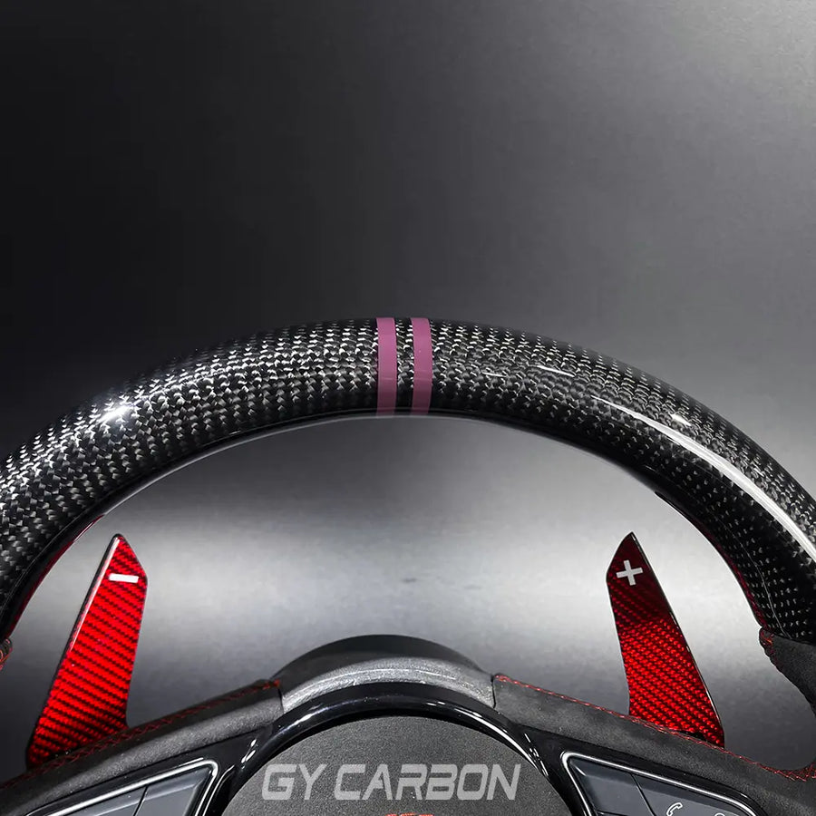 Carbon Fiber Steering Wheel Fit For Audi B9 Series