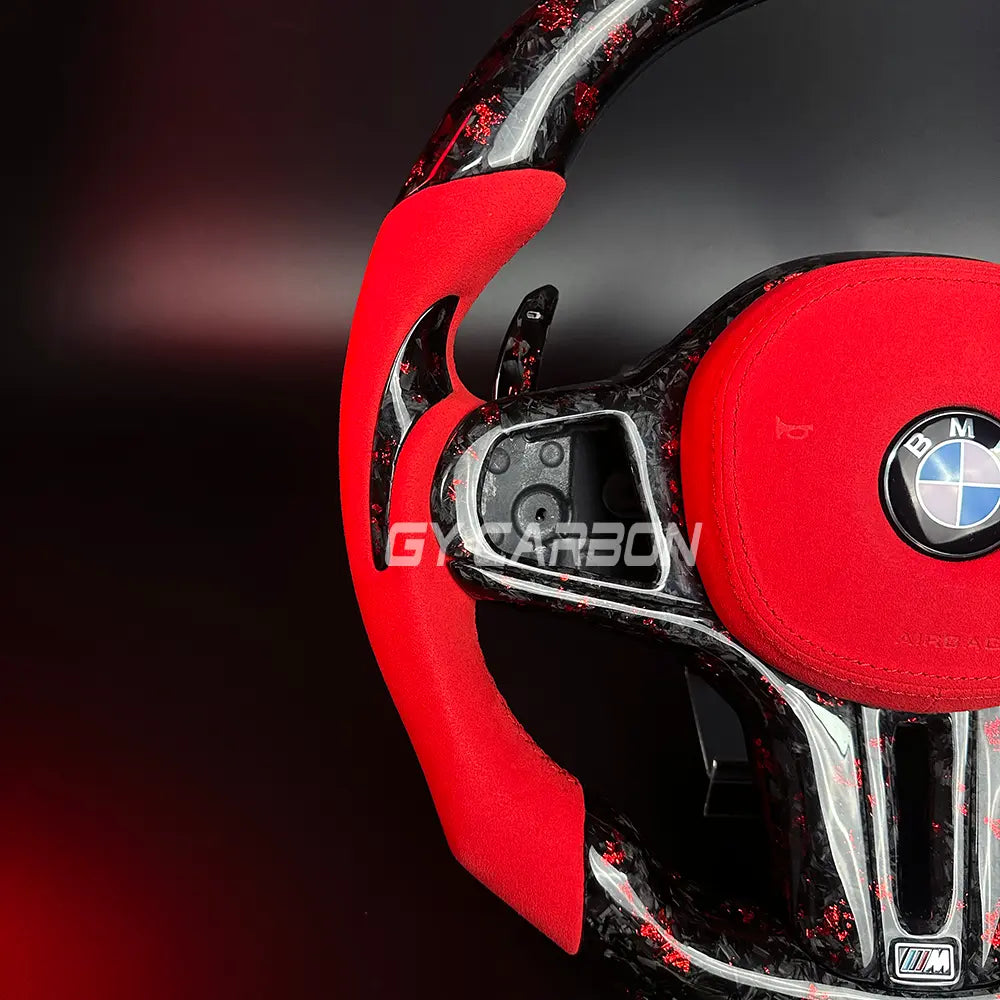 Forged Carbon Fiber Steering Wheel For BMW 3-5 Series M2 M3 M4 M5 M6