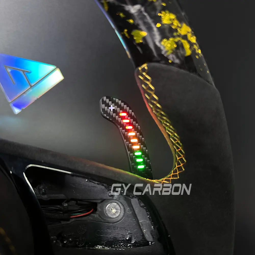 Custom Forged Carbon Steering Wheel Fit For Audi B9 Series