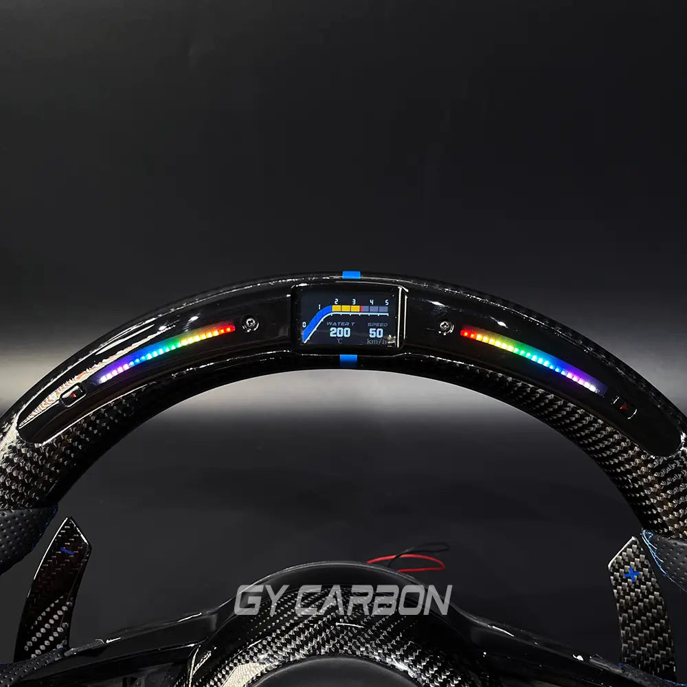 Custom Carbon Fiber Steering Wheel For VW Golf R MK7 Mk7.5 GTD