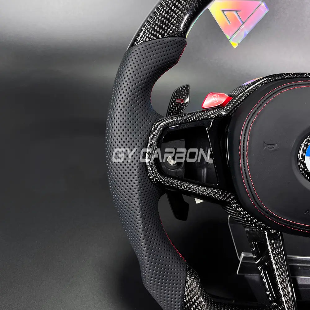 Custom Carbon Fiber Steering Wheel For BMW CS Series