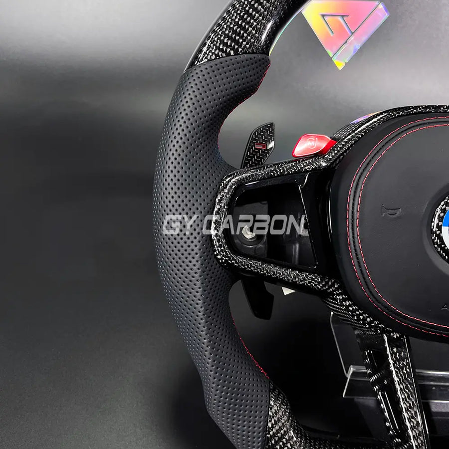 Custom Carbon Fiber Steering Wheel For BMW CS Series