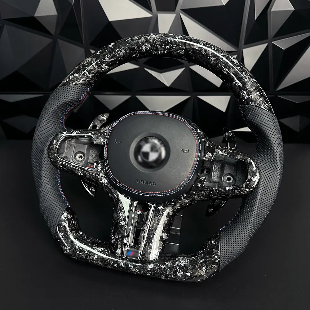 Forged Carbon Fiber Steering Wheel For BMW G Series X1-X5 M2 M3 M4 M5 M8
