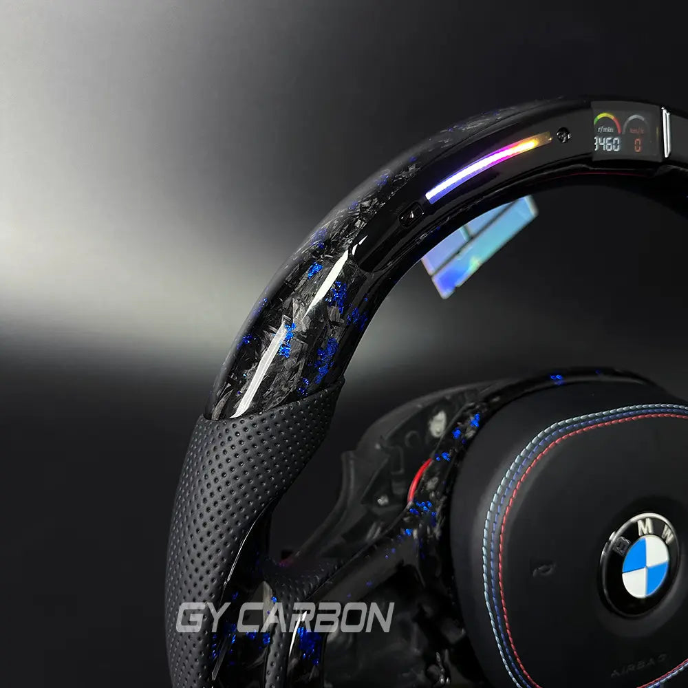 Forged Carbon Fiber LED Steering Wheel For BMW M2 M3 M4 M5 M6 X3-X6