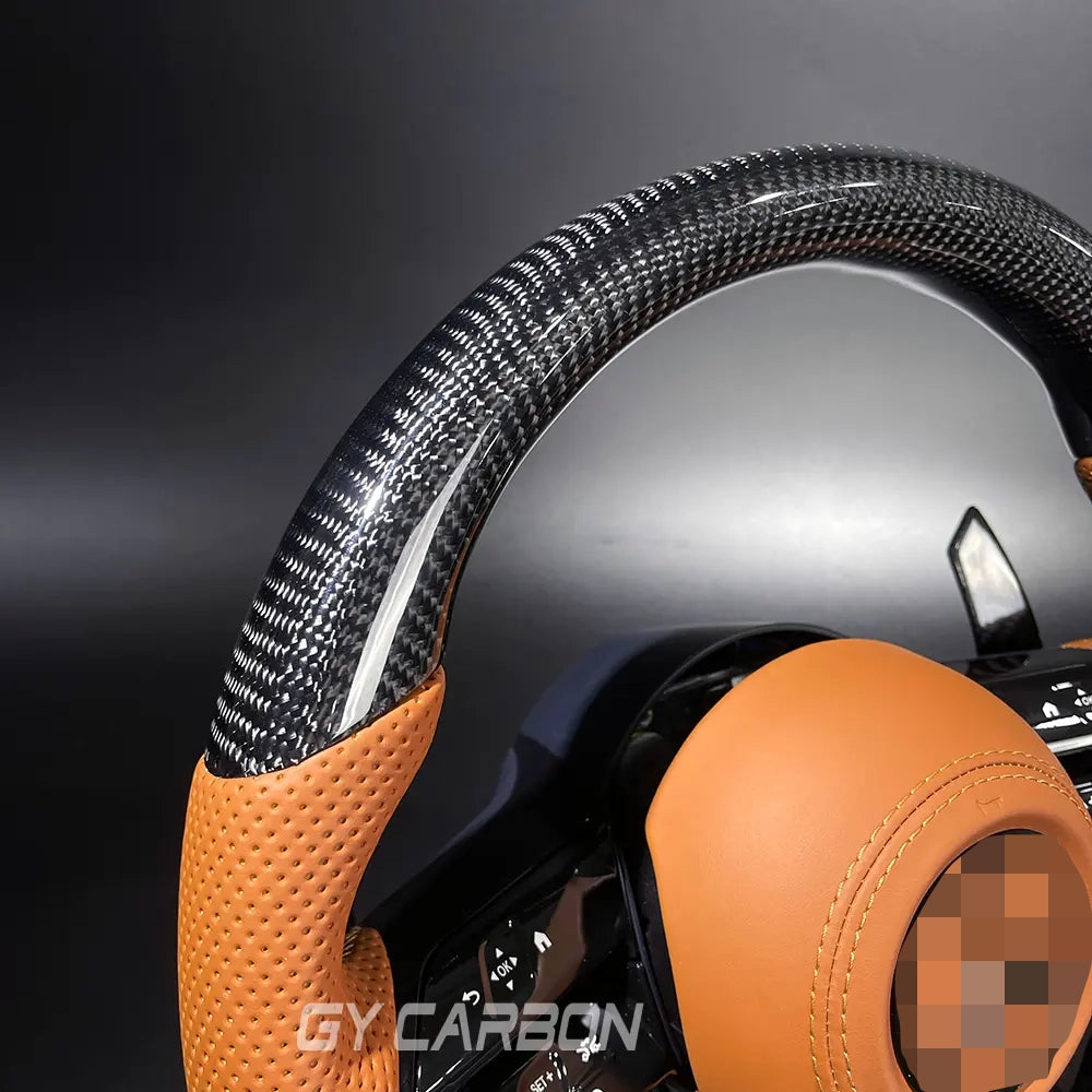 Carbon Fiber Steering Wheel AMG C63 C63S E63 A C E CL GL