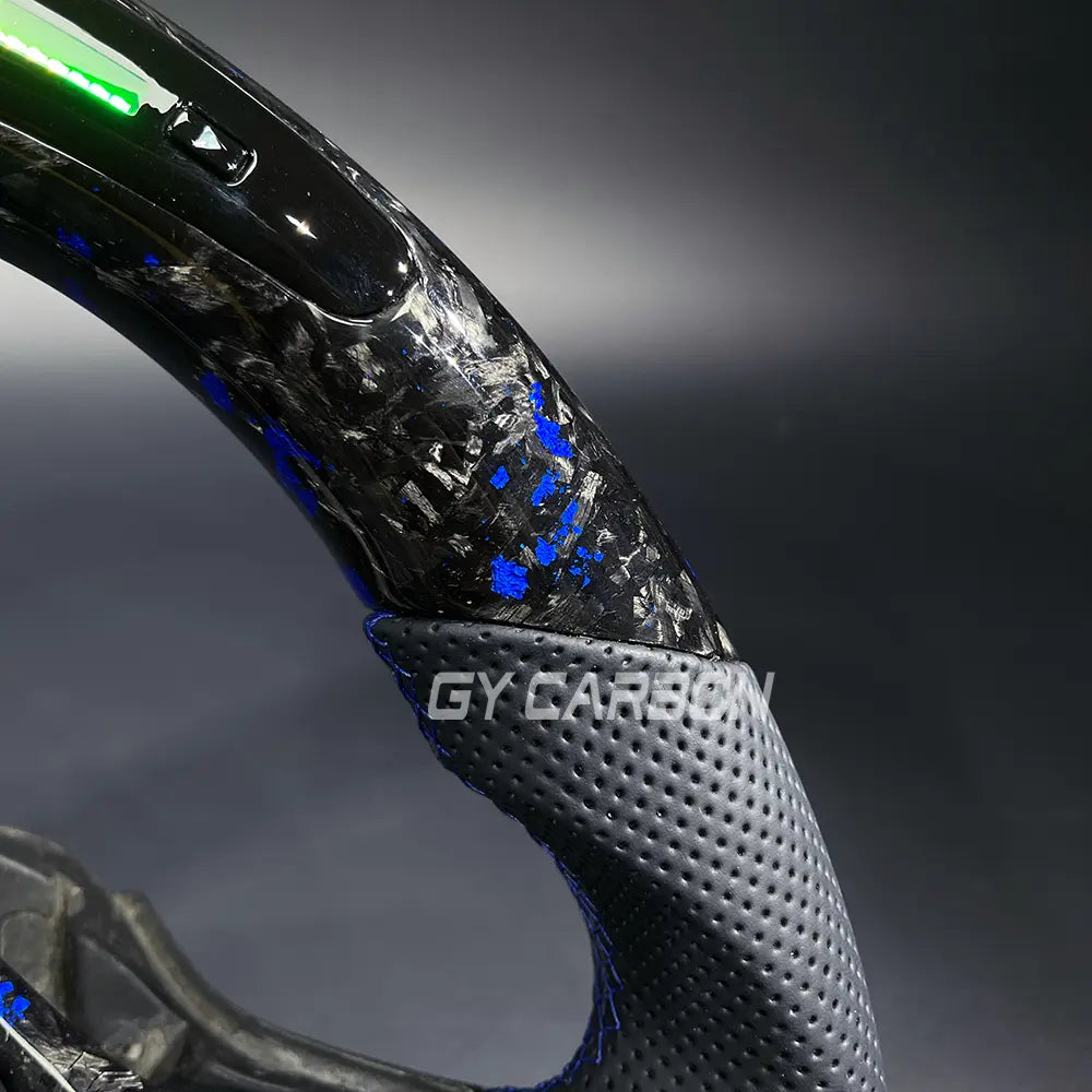 Forged Carbon Fiber LED Steering Wheel For BMW G Series X3-X5 M3-M5