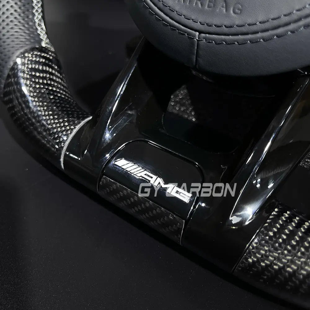 Carbon Fiber Steering Wheel For Mercedes Benz W204 W205 W166 W212 W220 W221 W222 C117 C43 C63 Old Upgrade New