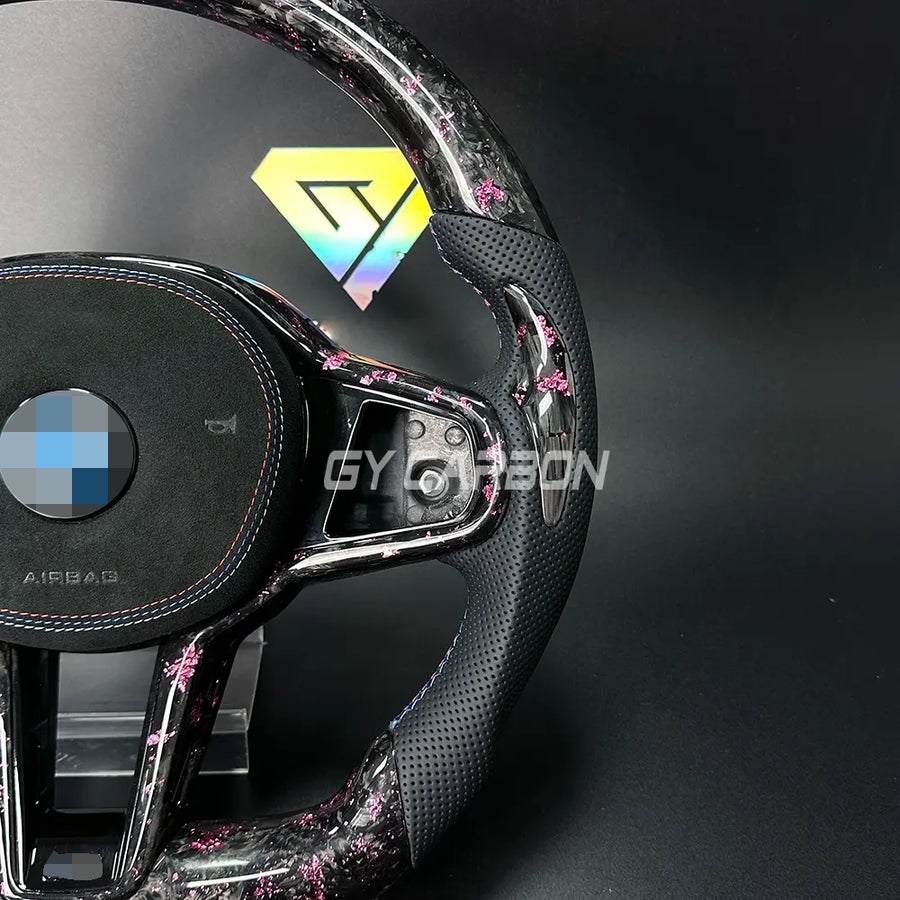 Fit For LCI CS Carbon Fiber Steering Wheel G Series XM3-XM6