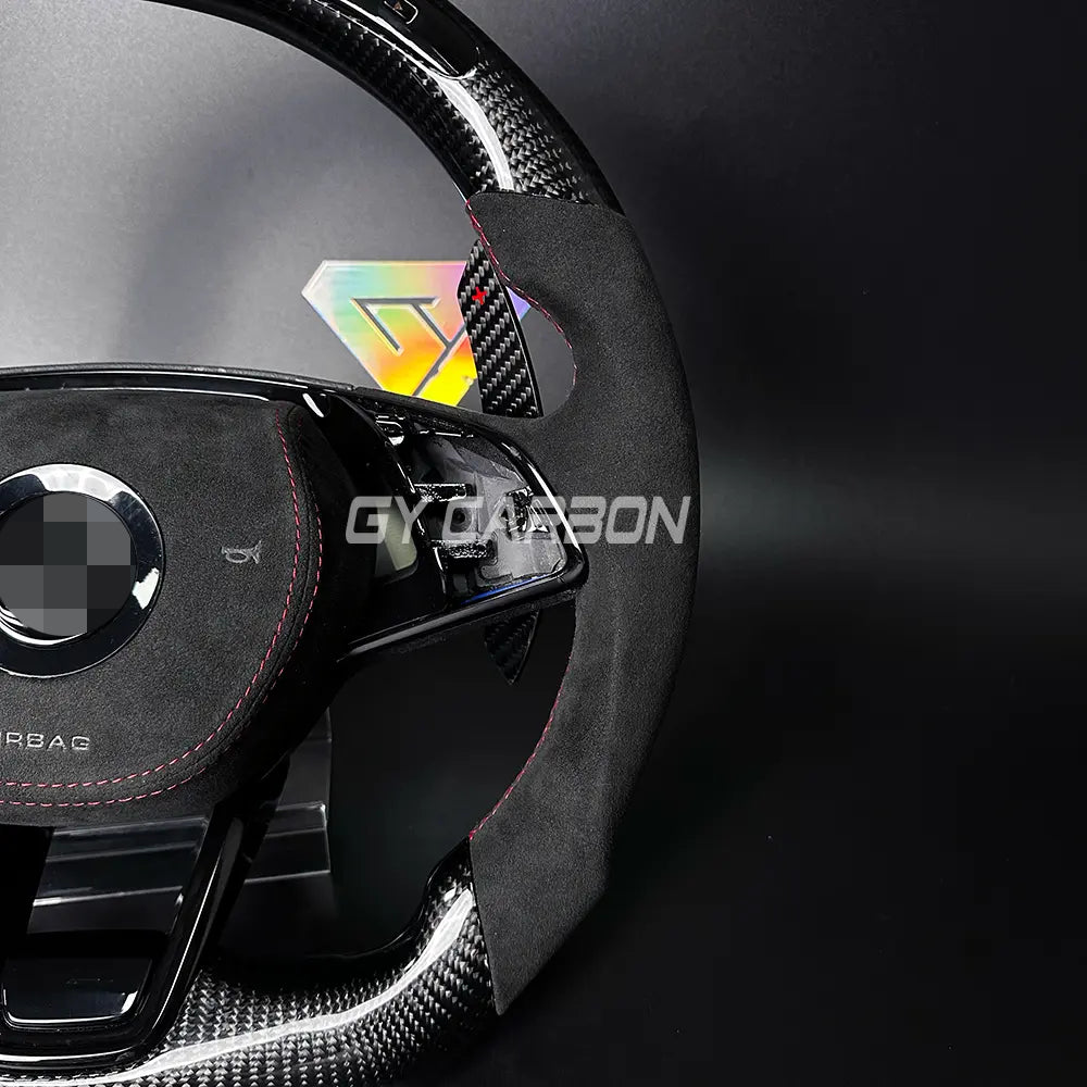 LED Steering Wheel For Skoda VRS Octavia A8 MK4 ENYAQ IV RS