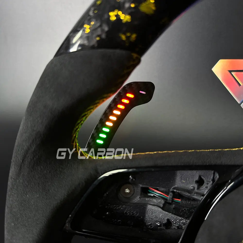 Custom Forged Carbon Steering Wheel Fit For Audi B9 Series