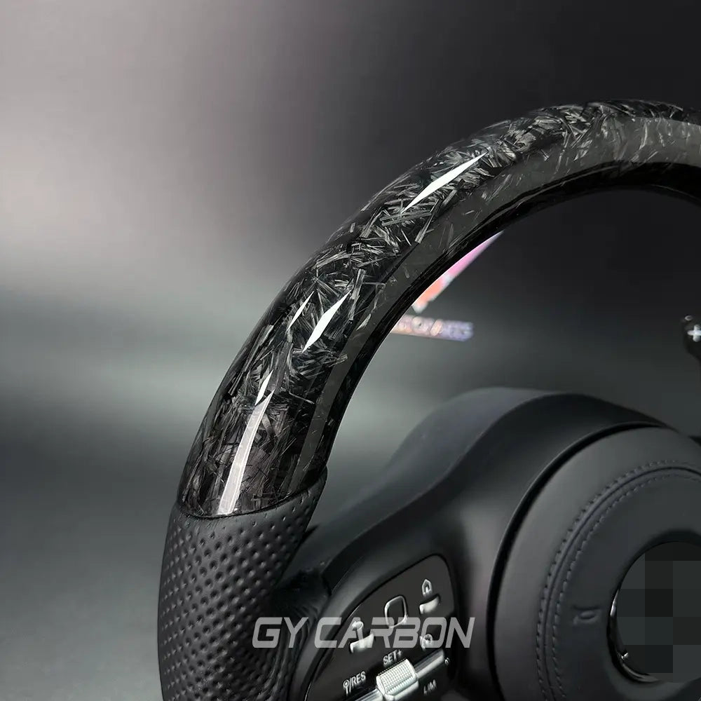 Forged Carbon Fiber Steering Wheel For Mercedes-Benz AMG C63 E63 A/C/E-Class W212 W205 W204 W213