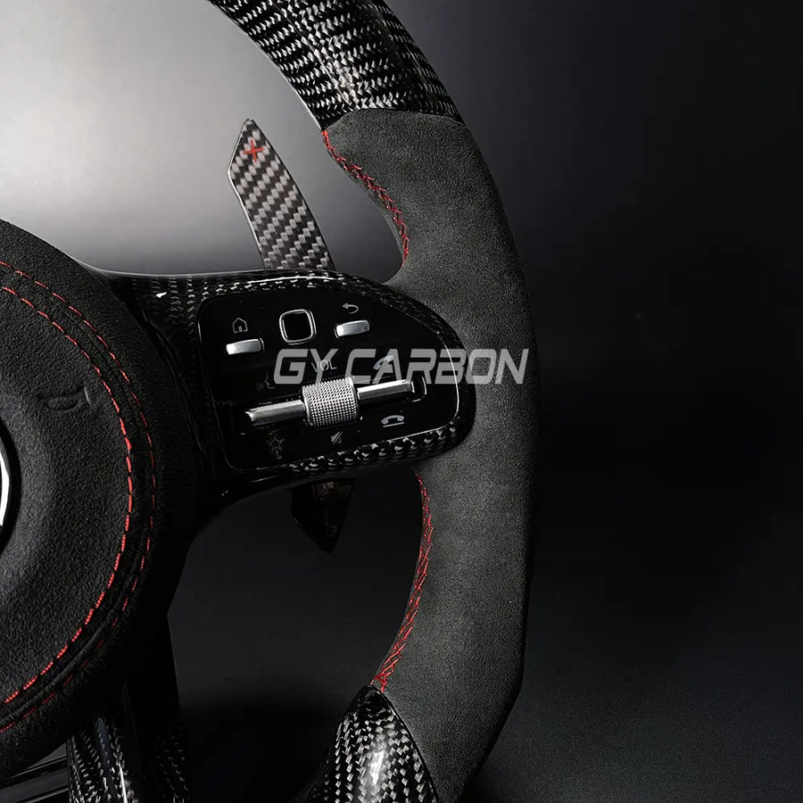 Carbon Fiber LED Steering Wheel For Mercedes Benz G Class C180 W204 W205 W166 W212 W220 W221 W222 C117 C43 C63