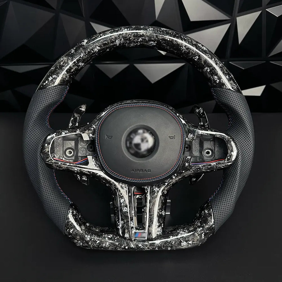 Forged Carbon Fiber Steering Wheel For BMW G Series X1-X5 M2 M3 M4 M5 M8