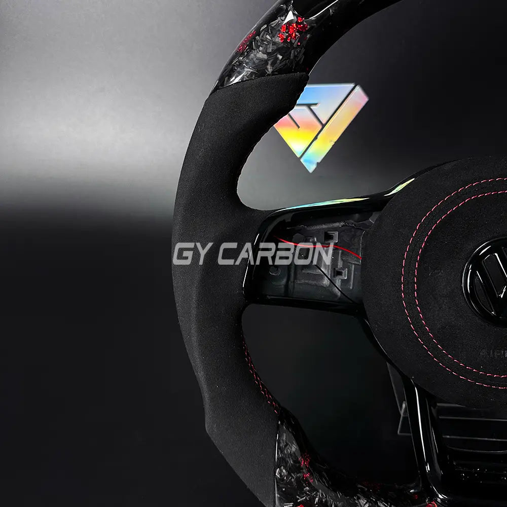 Custom LED Steering Wheel For VW Golf R MK7 Mk7.5 GTI GTD