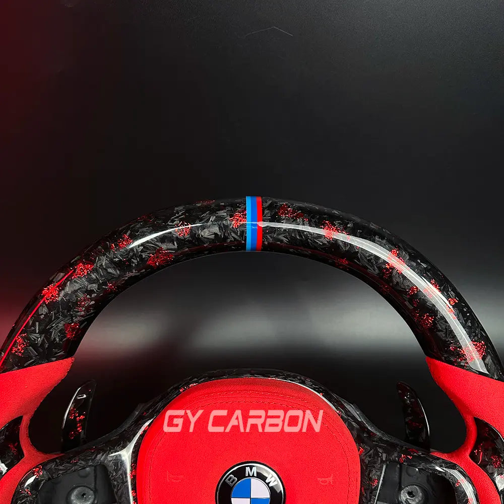 Forged Carbon Fiber Steering Wheel For BMW 3-5 Series M2 M3 M4 M5 M6