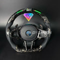 Forged Carbon Fiber LED Steering Wheel For BMW CS Series