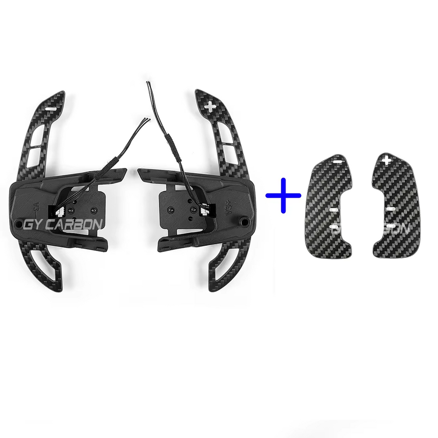 Carbon Fiber Magnetic Paddle Shifter For Volkswagen Golf 7 Golf R MK7/7.5 VW GTI Scirocco