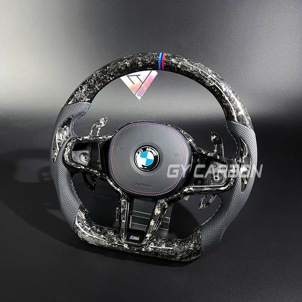 Carbon Fiber Steering Wheel For BMW X3M X4M X5M X6M M5 G87 G80 G82 G28 G20 G22 G38