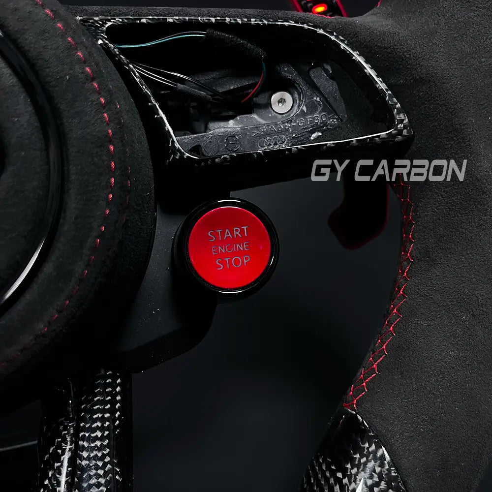 Custom LED Steering Wheel Fit For Audi A3 A4 A5 RS3 RS4 RS5 S3 S4 S5 S6