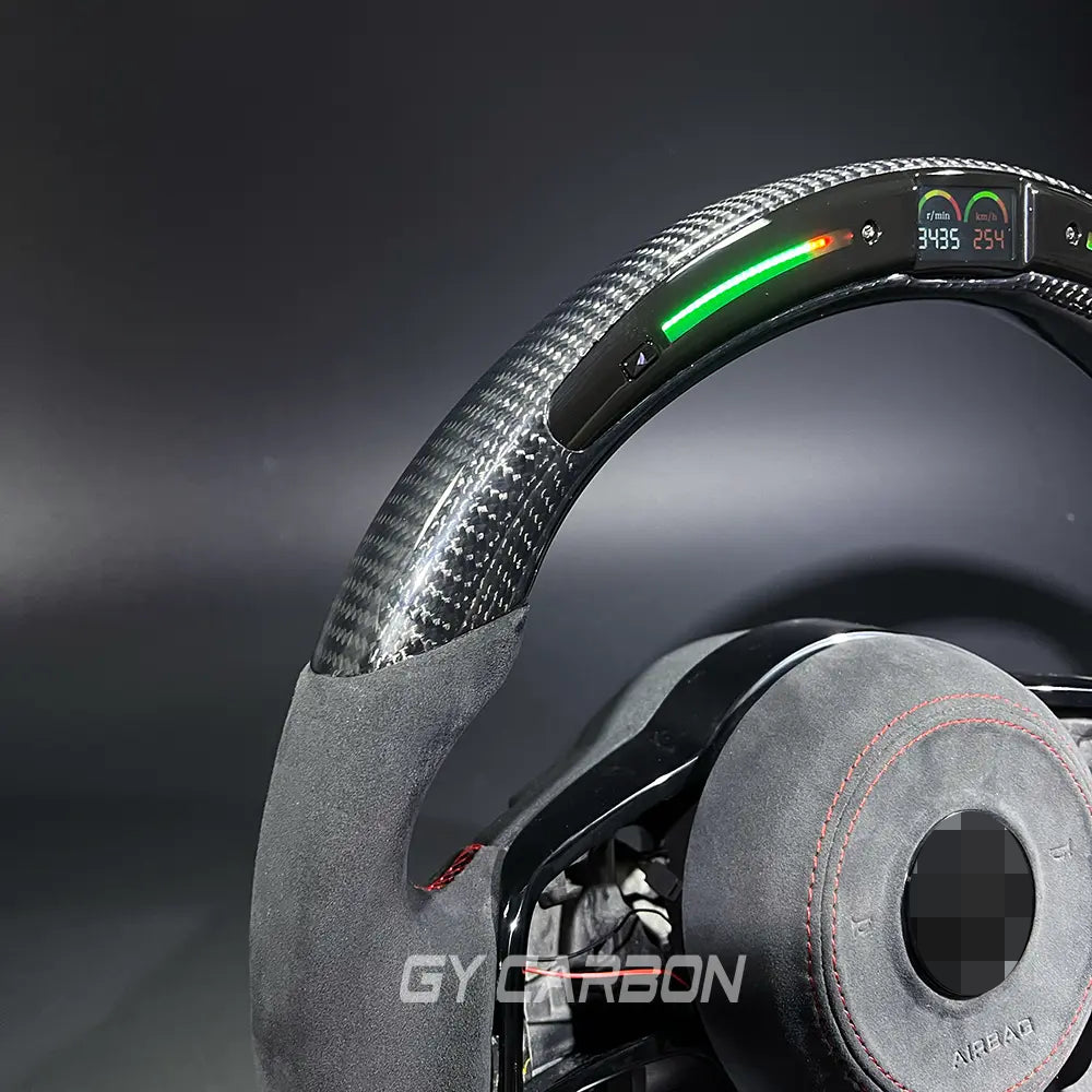 Custom Carbon LED Steering Wheel For VW Golf R MK7 Mk7.5