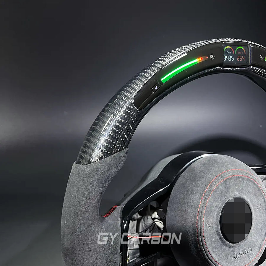 Custom Carbon LED Steering Wheel For VW Golf R MK7 Mk7.5