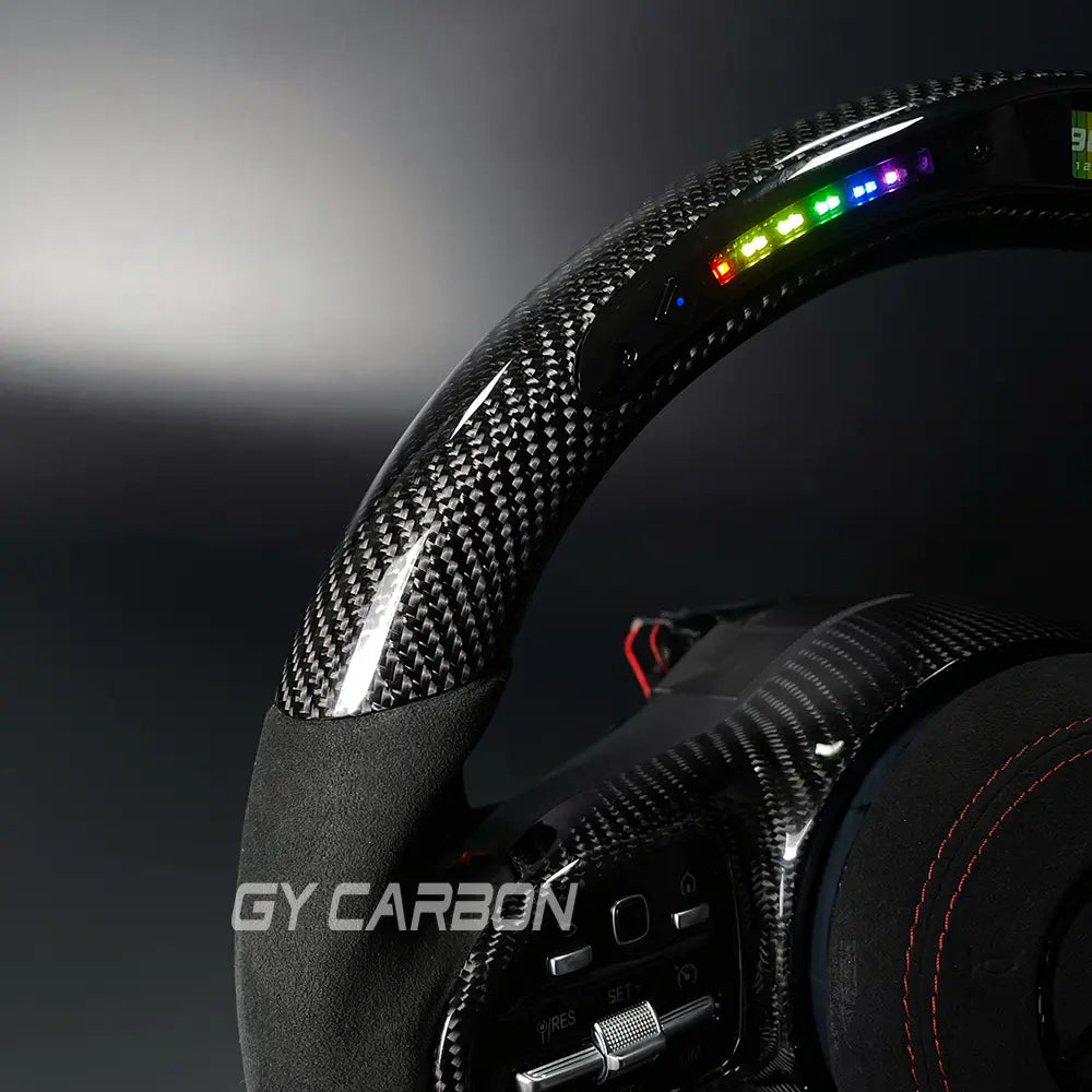 Carbon Fiber LED Steering Wheel For Mercedes Benz G Class C180 W204 W205 W166 W212 W220 W221 W222 C117 C43 C63