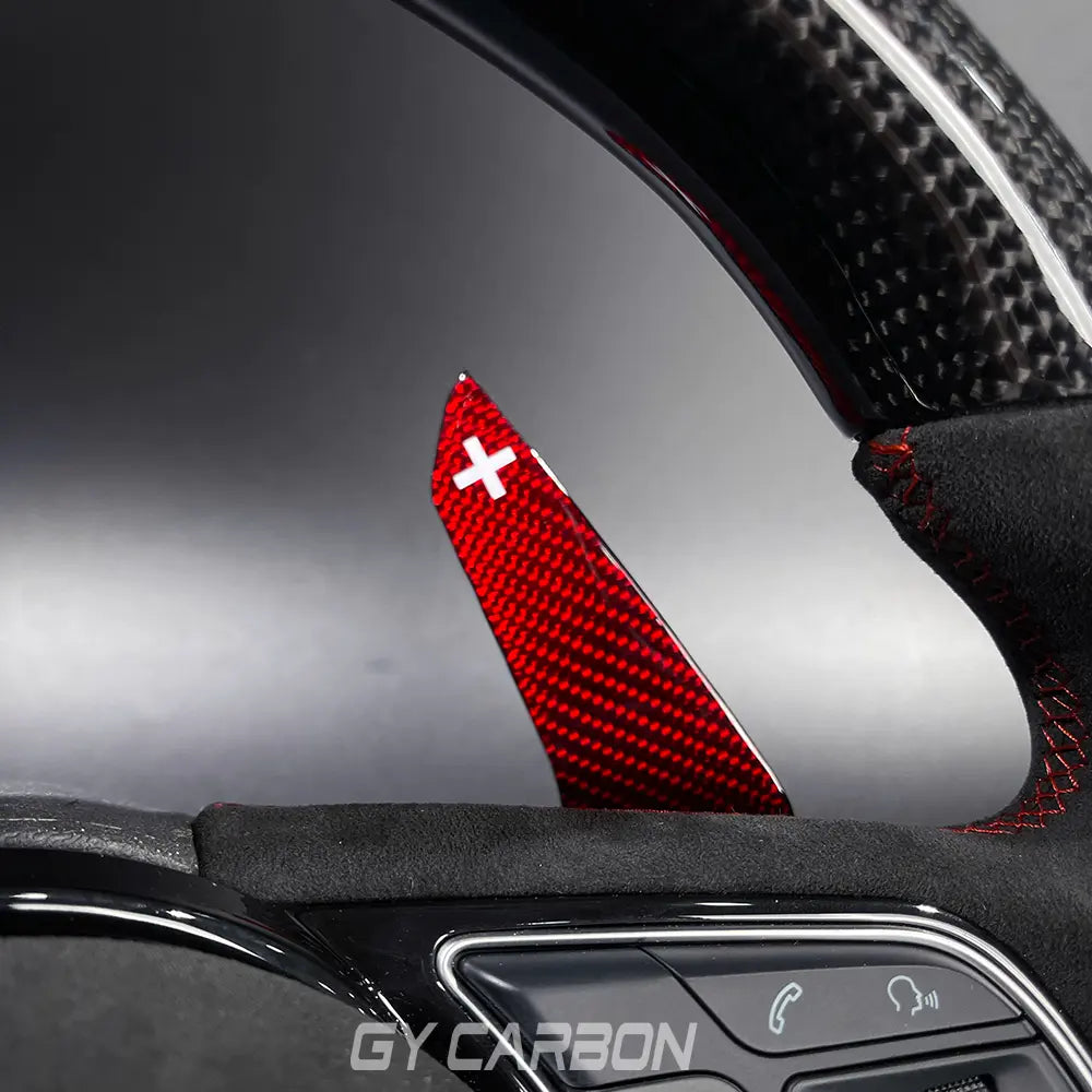 Carbon Fiber Steering Wheel Fit For Audi B9 Series