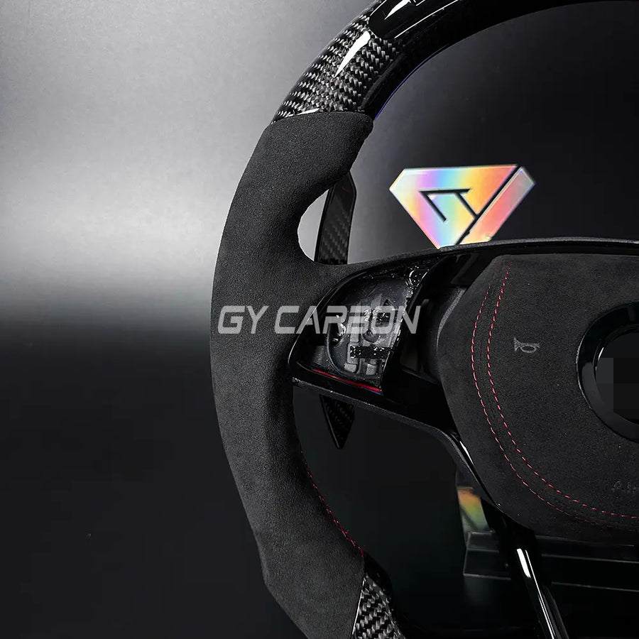 LED Steering Wheel For Skoda VRS Octavia A8 MK4 ENYAQ IV RS