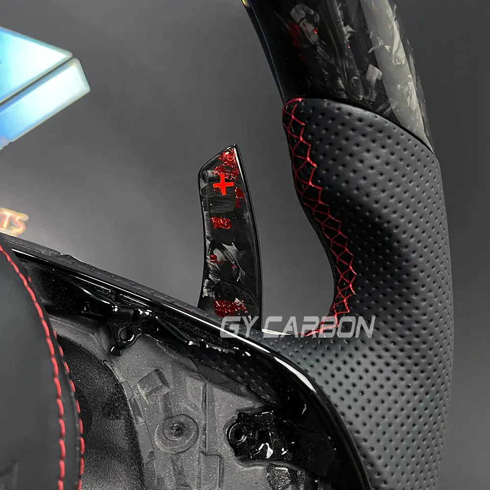 Custom Forged Carbon Fiber Steering Wheel For Skoda VRS
