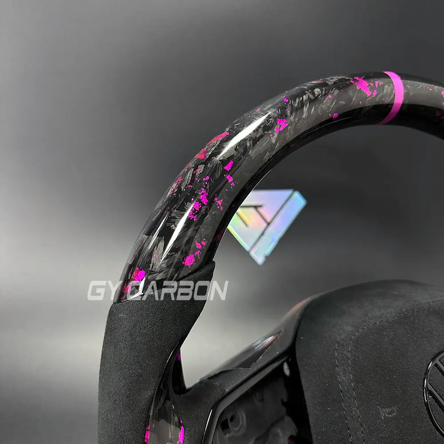 Custom Forged Carbon Steering Wheel Fit For VW Golf R GTI MK8/8.5