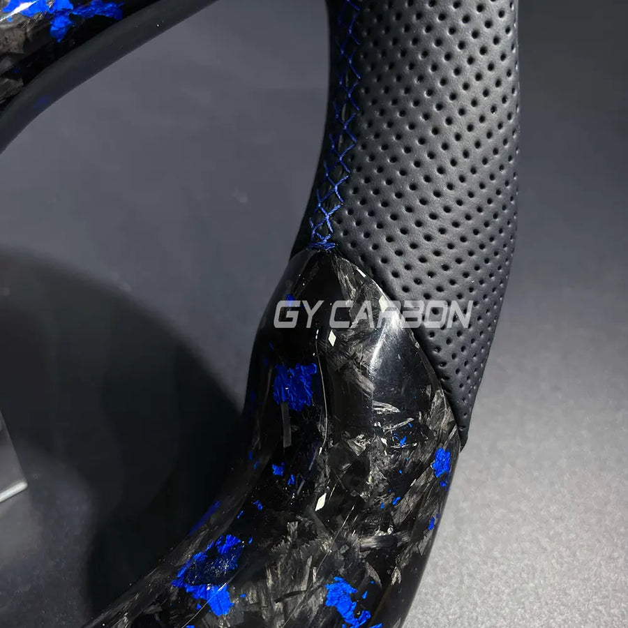 Forged Carbon Fiber LED Steering Wheel For BMW G Series X3-X5 M3-M5