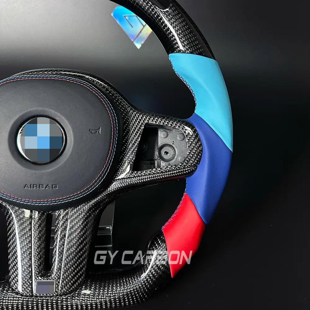 M-Color Leather LED Steering Wheel For BMW G Series