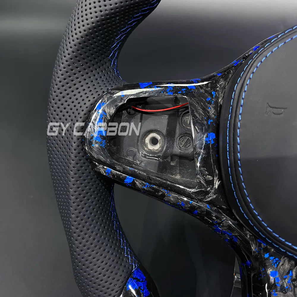 Forged Carbon Fiber LED Steering Wheel For BMW G Series X3-X5 M3-M5