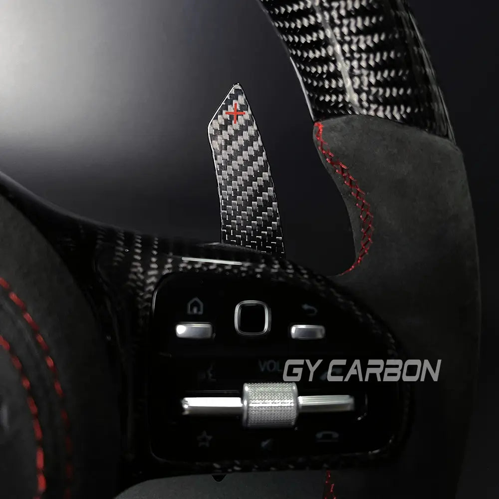 Carbon Fiber LED Steering Wheel For Mercedes Benz G Class C180 W204 W205 W166 W212 W220 W221 W222 C117 C43 C63