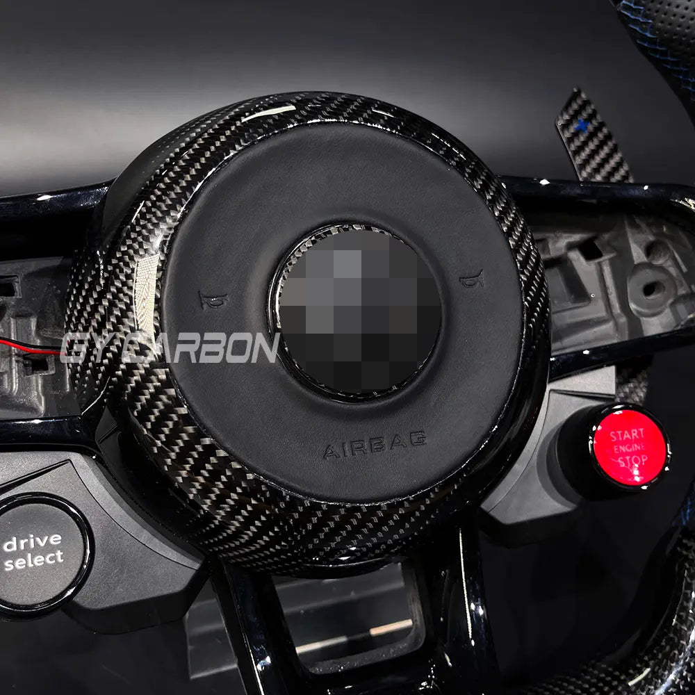 Custom Carbon Fiber Steering Wheel For VW Golf R MK7 Mk7.5 GTD