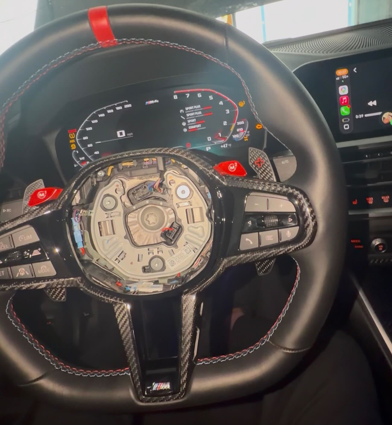 （Balance）Custom Steering Wheel Fit For 2023 BMW M4 competition