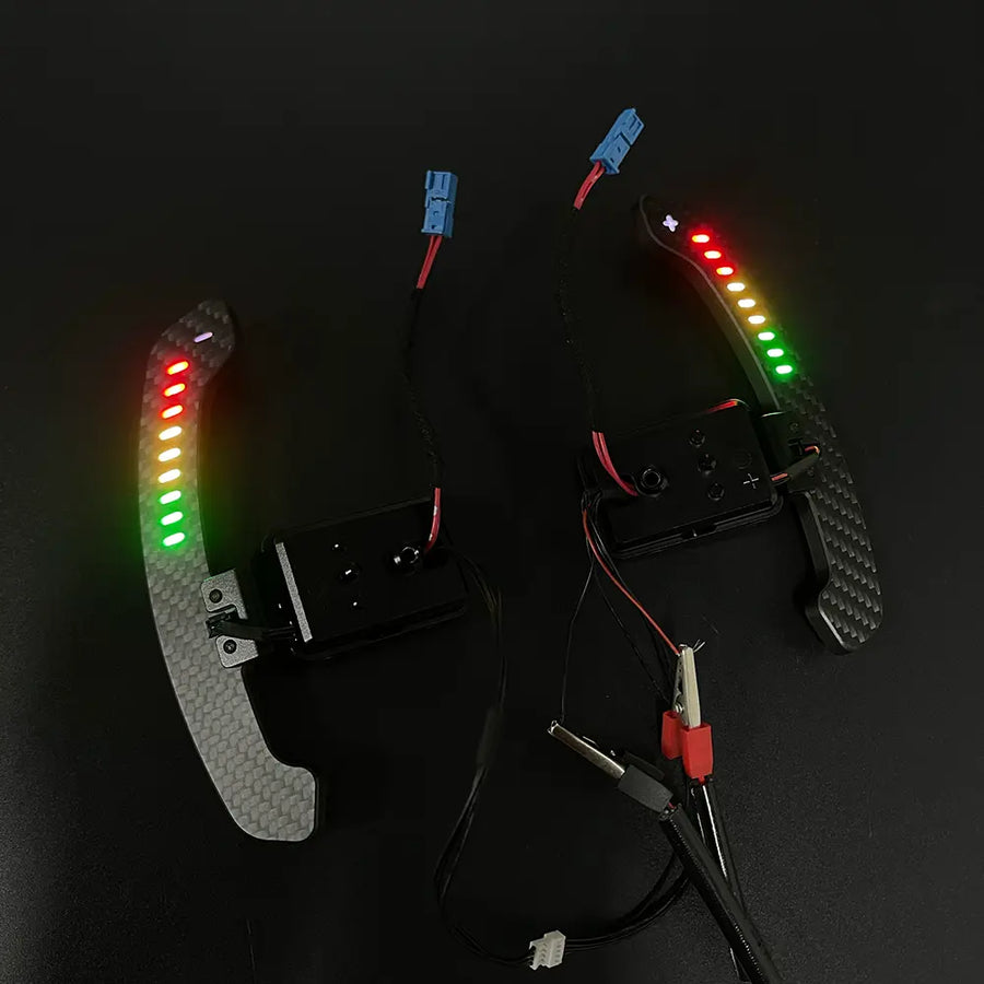 Carbon Fiber Magnetic LED Paddle Shifters For BMW / AUDI / Mercedes Benz / Volkswagen / Lexus / MINI / Porsche