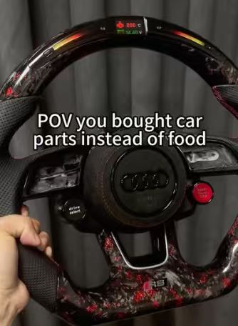 （balance payment）Custom steering wheel for 2008 rs6 c6 model