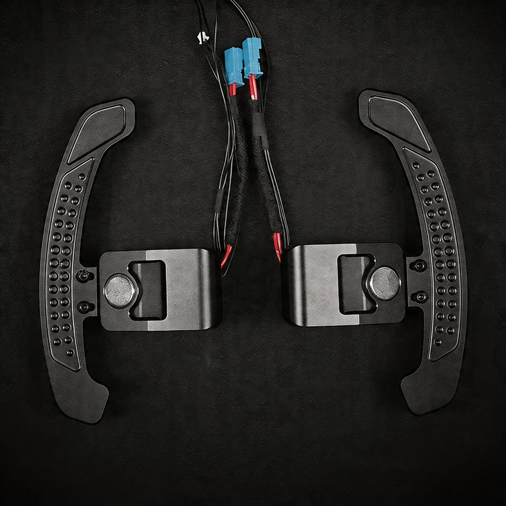 Carbon Fiber Magnetic LED Paddle Shifters For BMW / AUDI / Mercedes Benz / Volkswagen / Lexus / MINI / Porsche